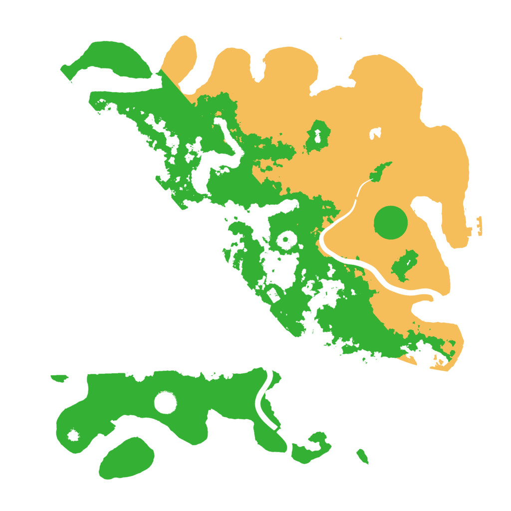 Biome Rust Map: Procedural Map, Size: 4000, Seed: 494346379