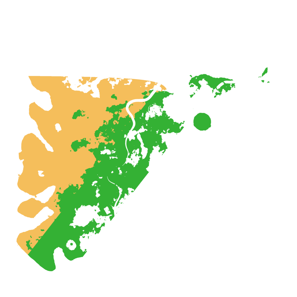 Biome Rust Map: Procedural Map, Size: 4500, Seed: 1620793822