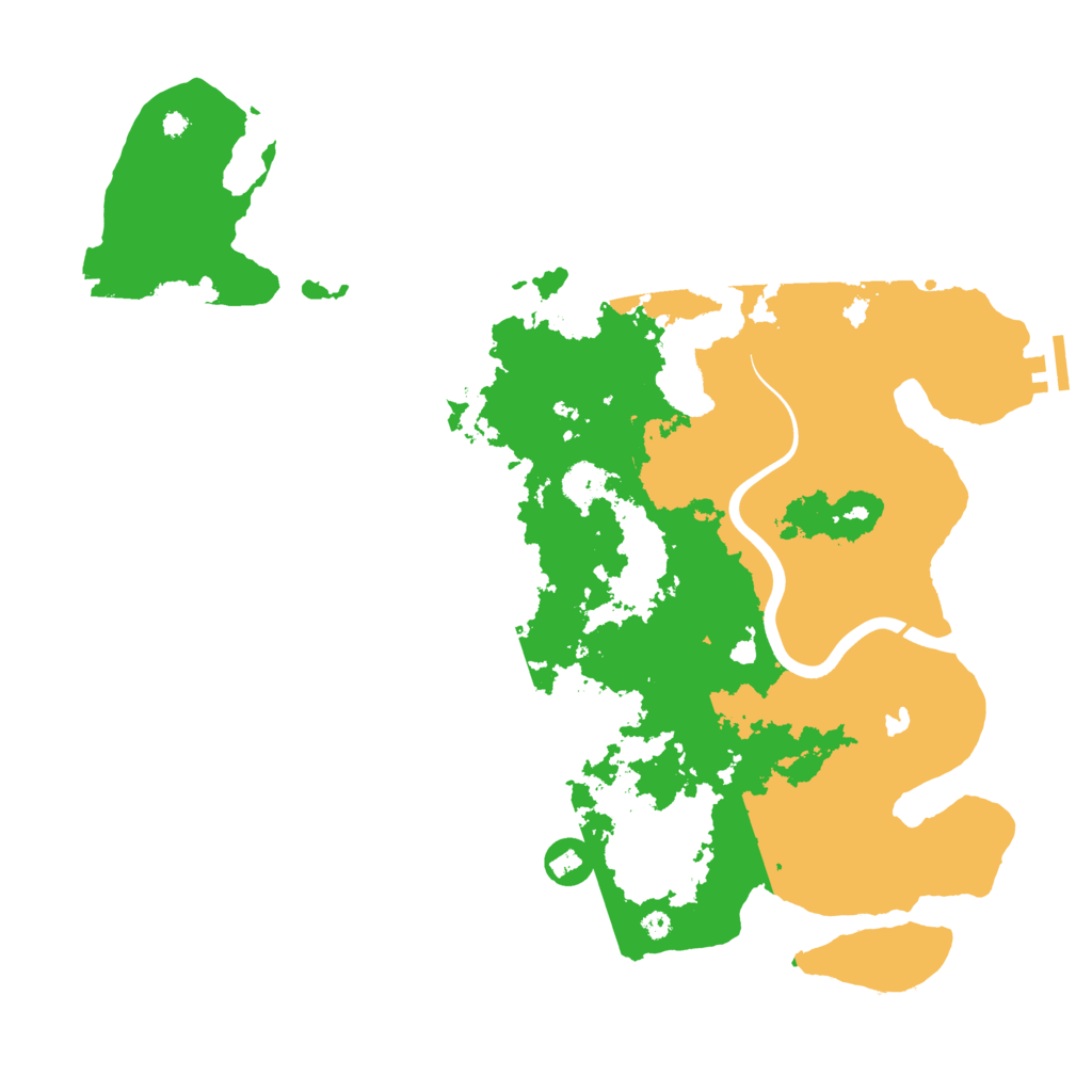 Biome Rust Map: Procedural Map, Size: 4000, Seed: 1230295718