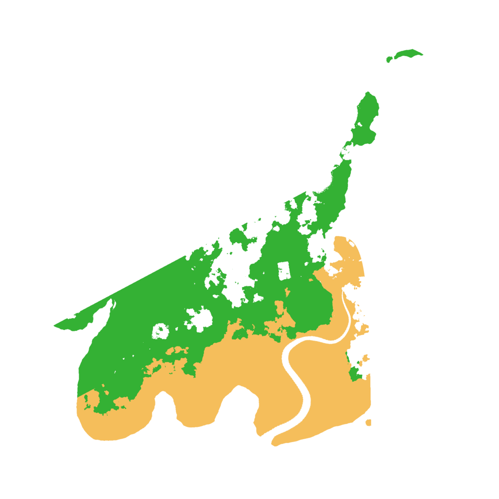 Biome Rust Map: Procedural Map, Size: 3000, Seed: 1366891949