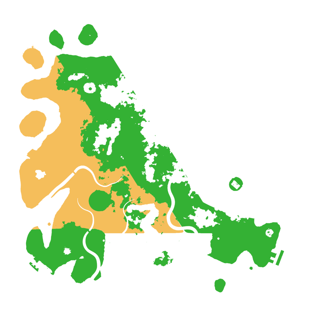 Biome Rust Map: Procedural Map, Size: 4000, Seed: 615645