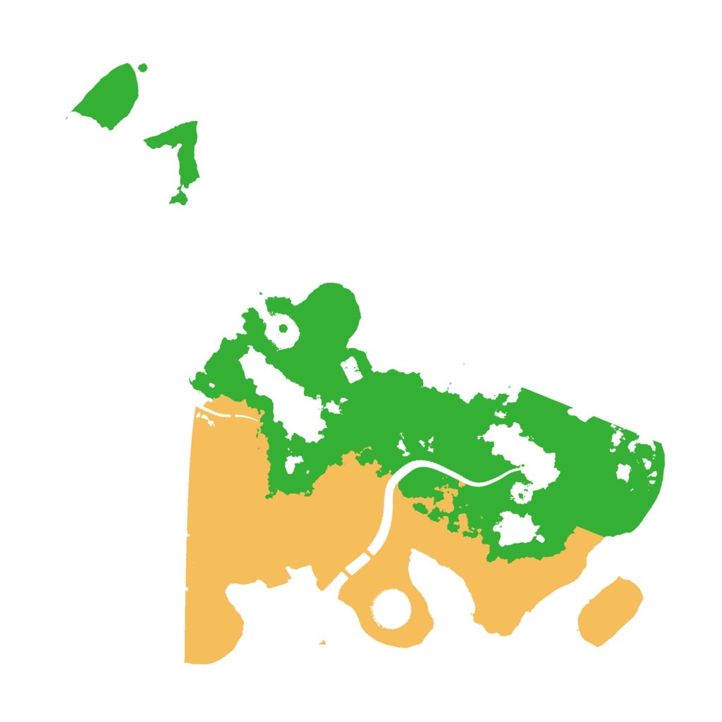 Biome Rust Map: Procedural Map, Size: 3250, Seed: 437554868