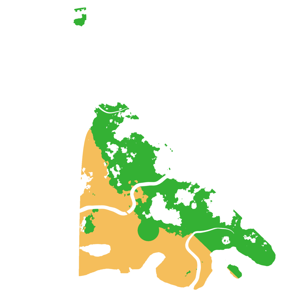 Biome Rust Map: Procedural Map, Size: 3800, Seed: 205682773