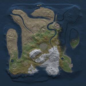 Thumbnail Rust Map: Procedural Map, Size: 2800, Seed: 1384275530, 8 Monuments