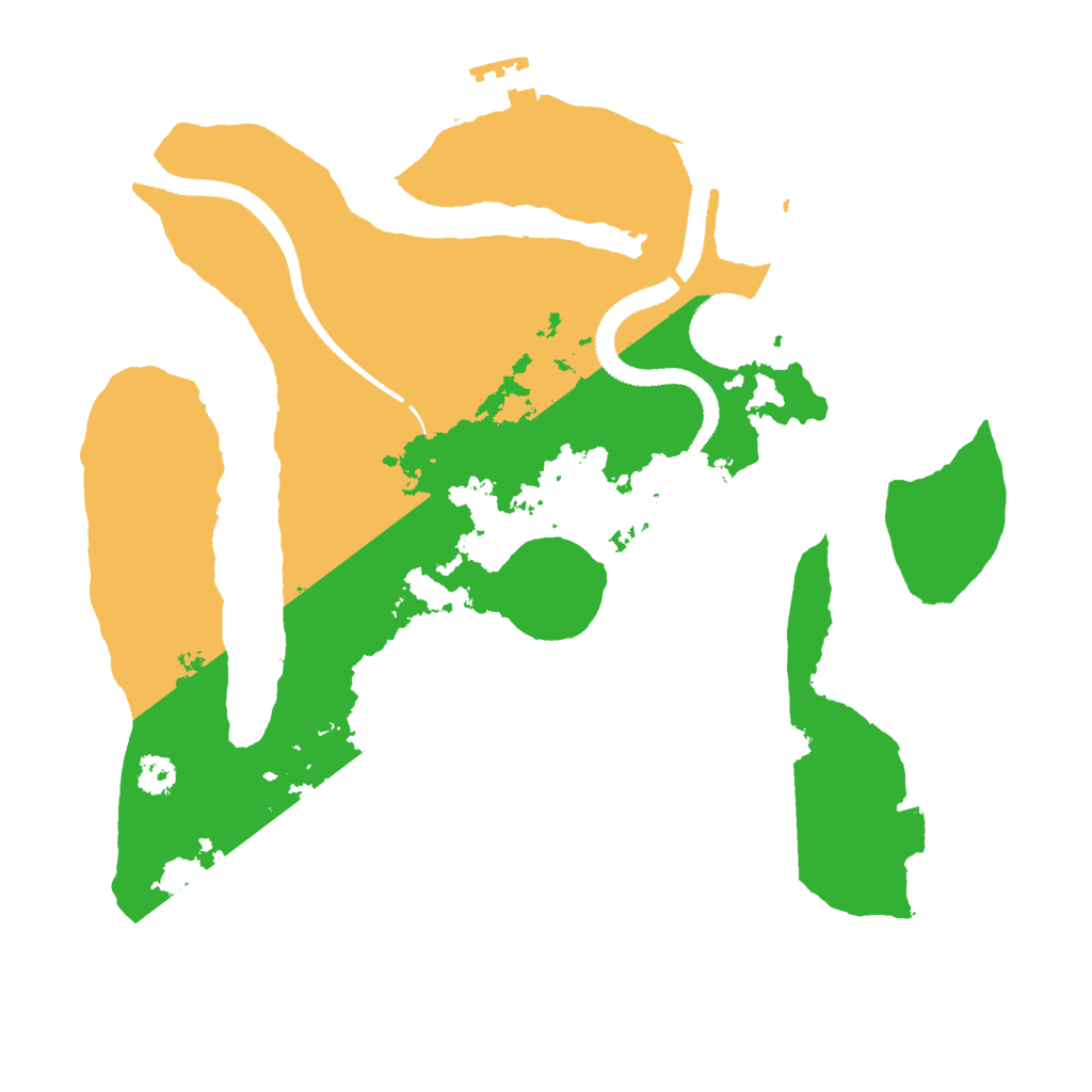 Biome Rust Map: Procedural Map, Size: 2800, Seed: 1384275530