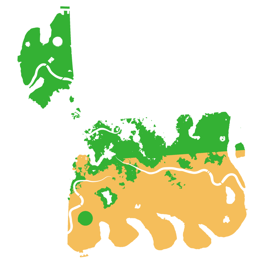 Biome Rust Map: Procedural Map, Size: 4750, Seed: 583284547
