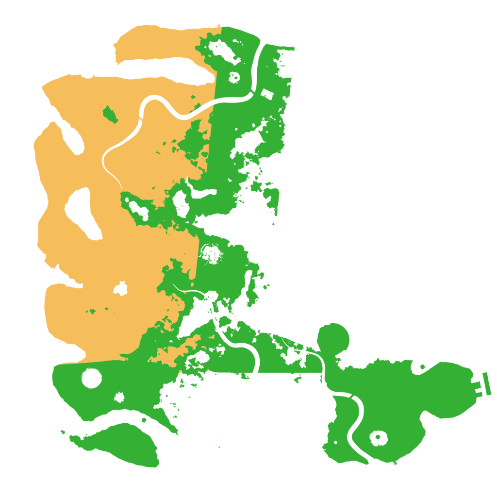 Biome Rust Map: Procedural Map, Size: 4400, Seed: 1399864174