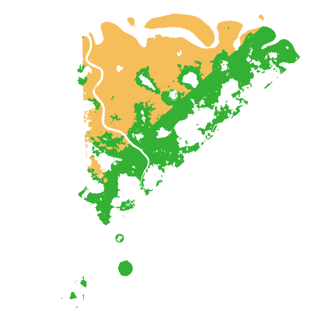 Biome Rust Map: Procedural Map, Size: 6000, Seed: 305005745