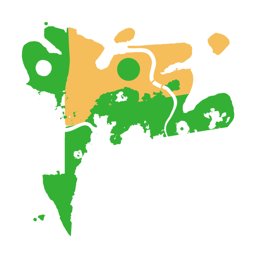 Biome Rust Map: Procedural Map, Size: 3000, Seed: 1990171594