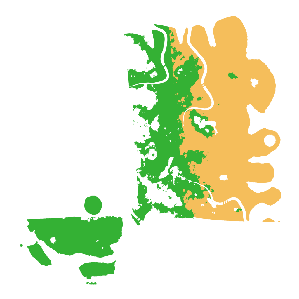 Biome Rust Map: Procedural Map, Size: 4500, Seed: 402857526