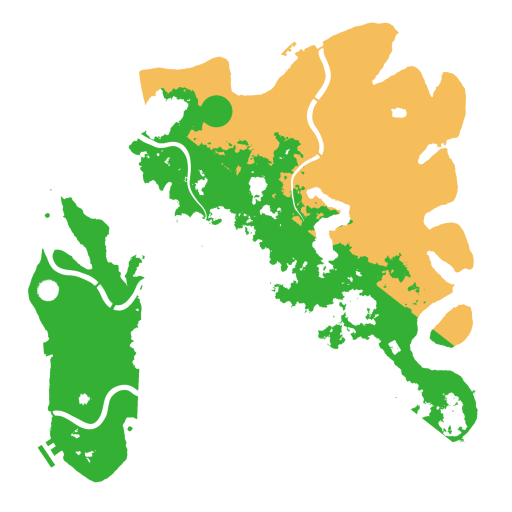 Biome Rust Map: Procedural Map, Size: 4250, Seed: 1048409972