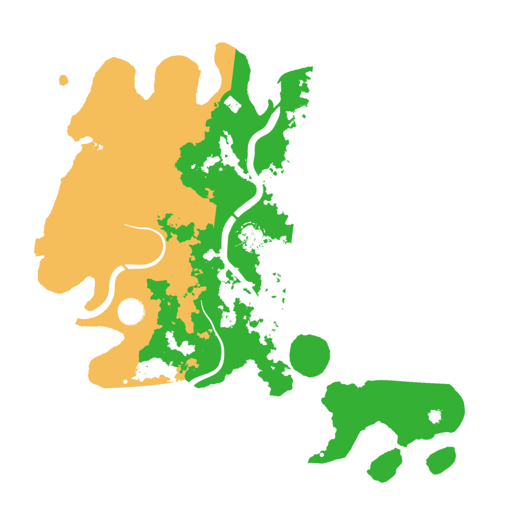 Biome Rust Map: Procedural Map, Size: 3460, Seed: 138768