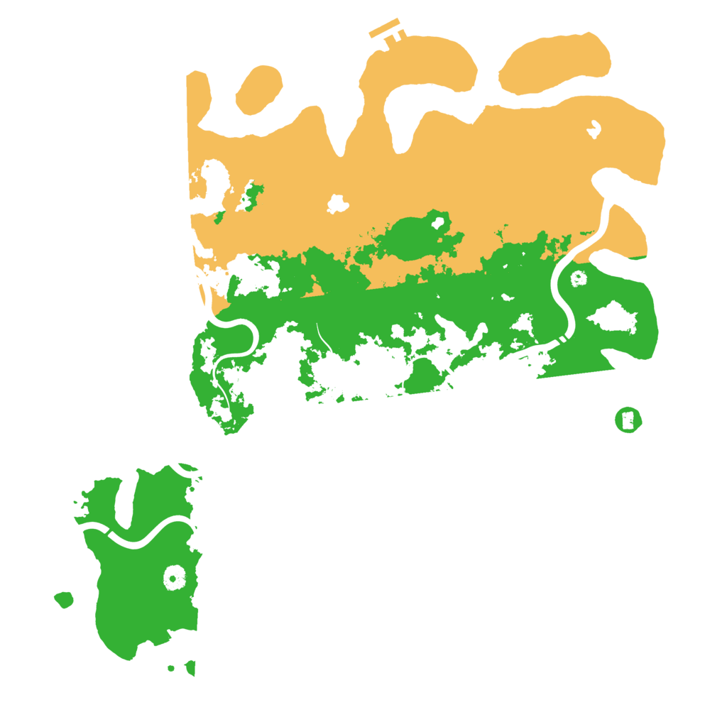 Biome Rust Map: Procedural Map, Size: 4500, Seed: 95058082