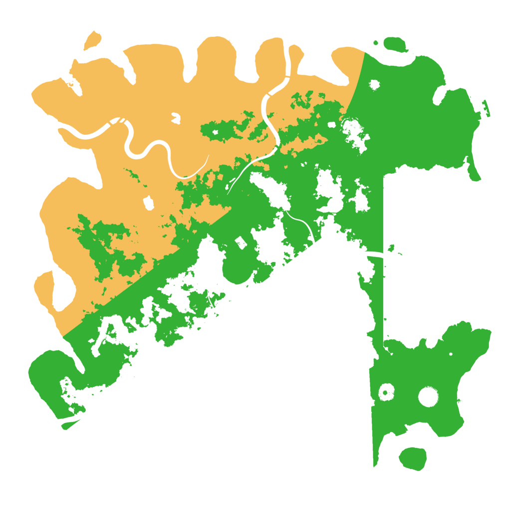 Biome Rust Map: Procedural Map, Size: 4500, Seed: 2053094545