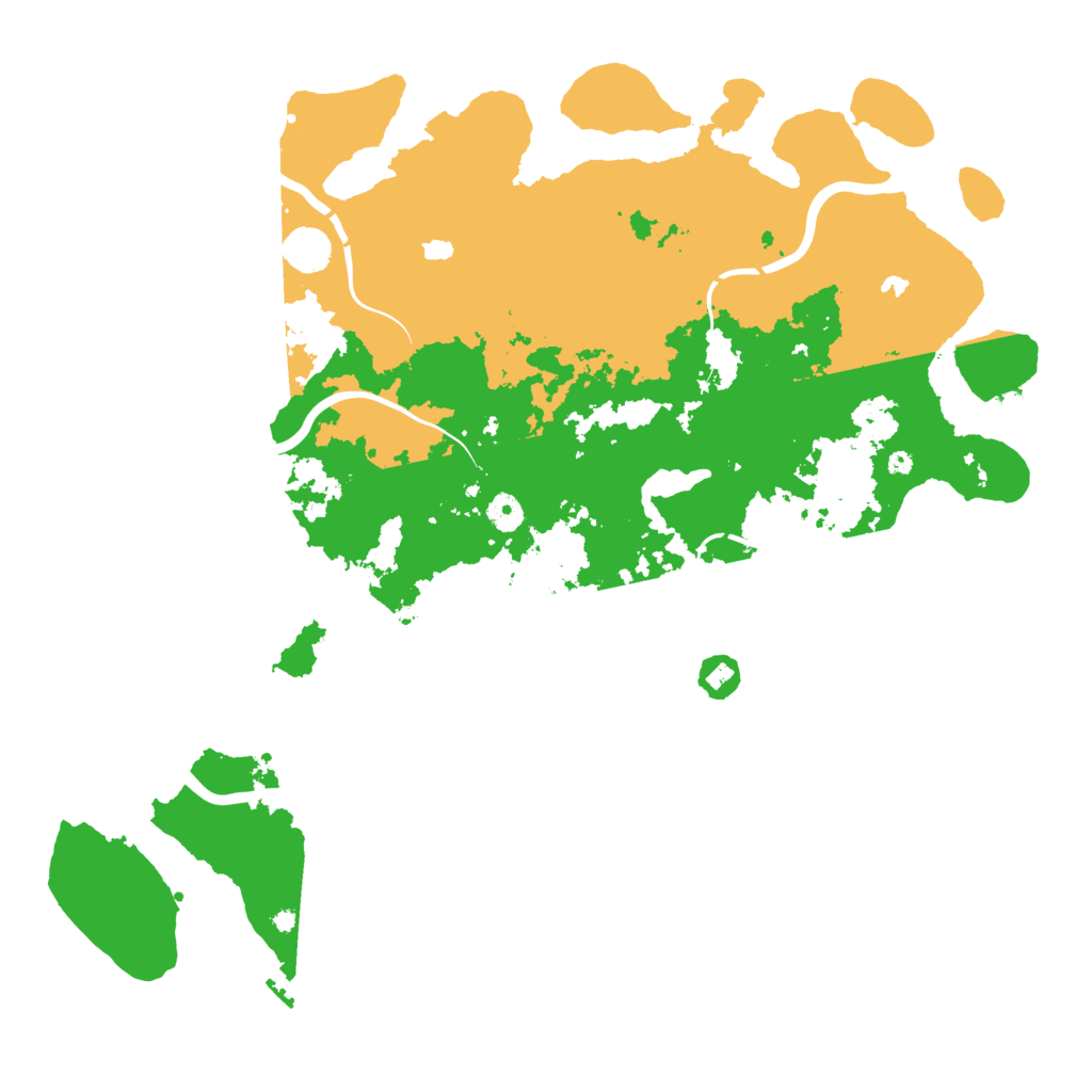 Biome Rust Map: Procedural Map, Size: 4500, Seed: 2029460789
