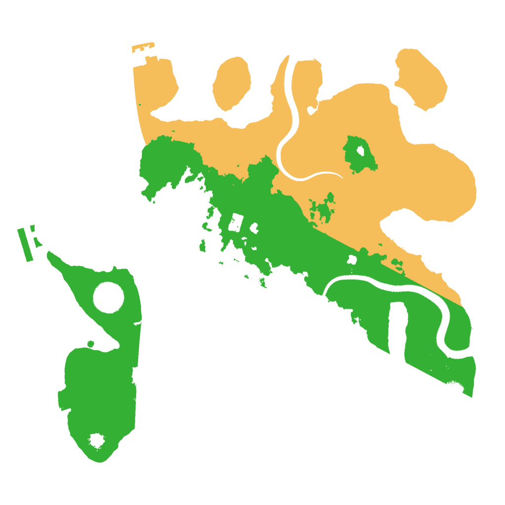 Biome Rust Map: Procedural Map, Size: 3000, Seed: 73709485