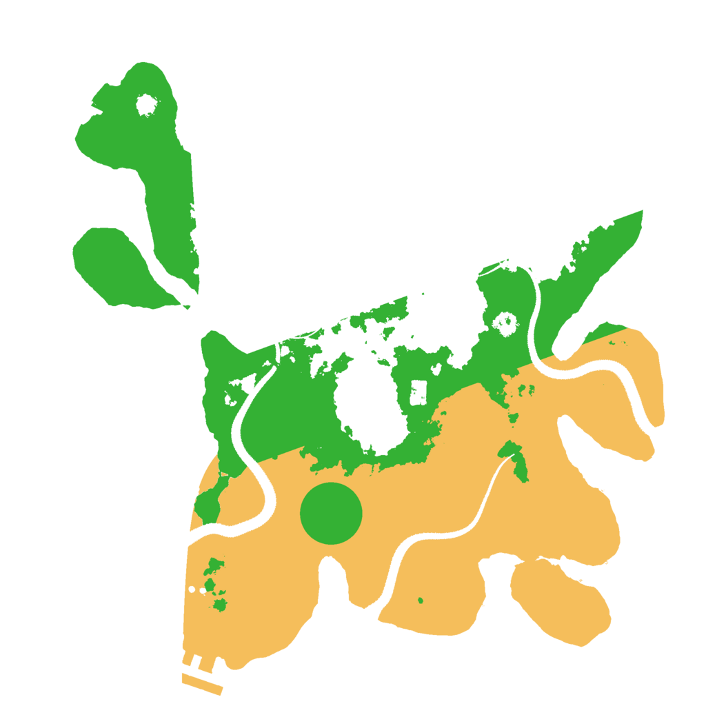 Biome Rust Map: Procedural Map, Size: 3000, Seed: 1053052619