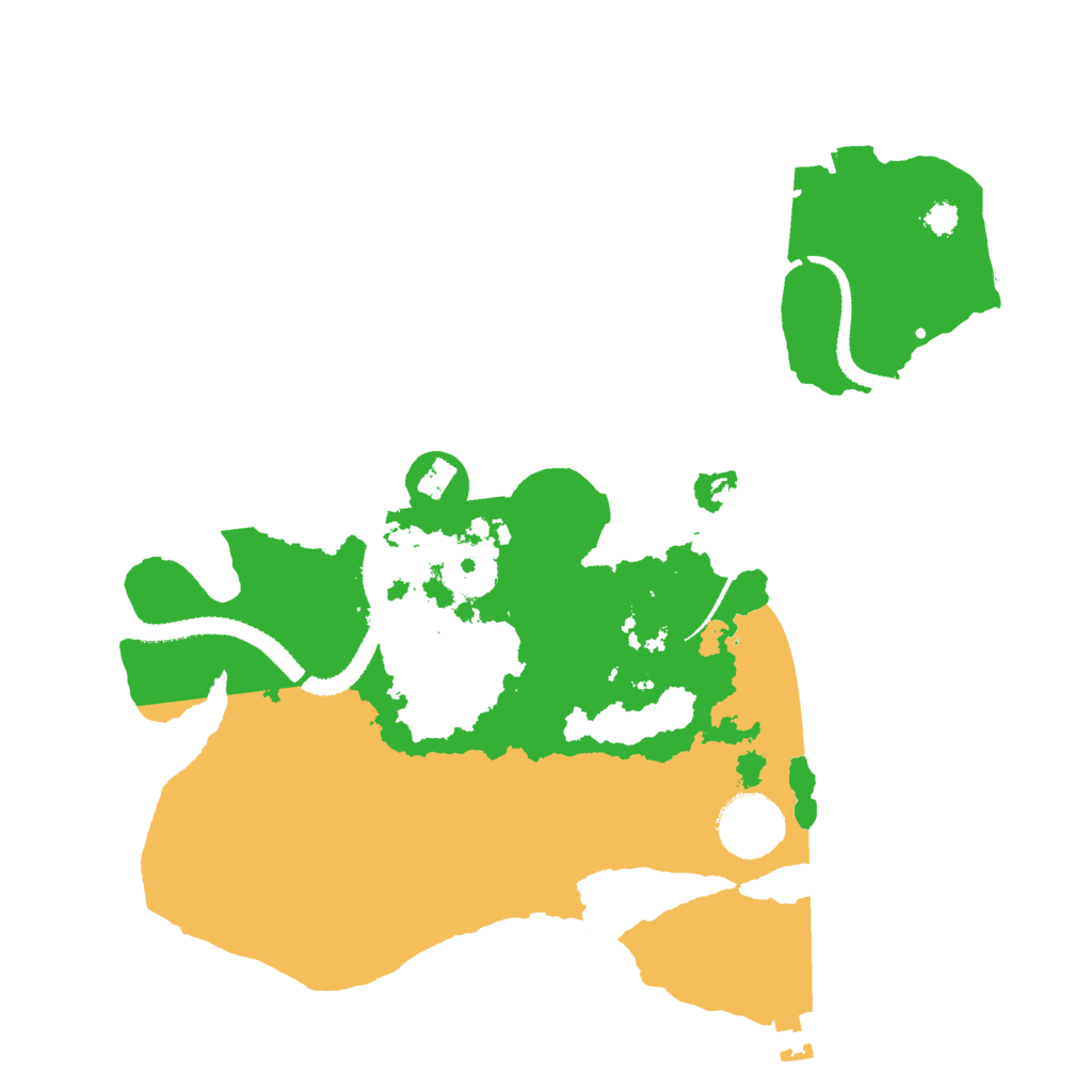 Biome Rust Map: Procedural Map, Size: 3000, Seed: 19931166