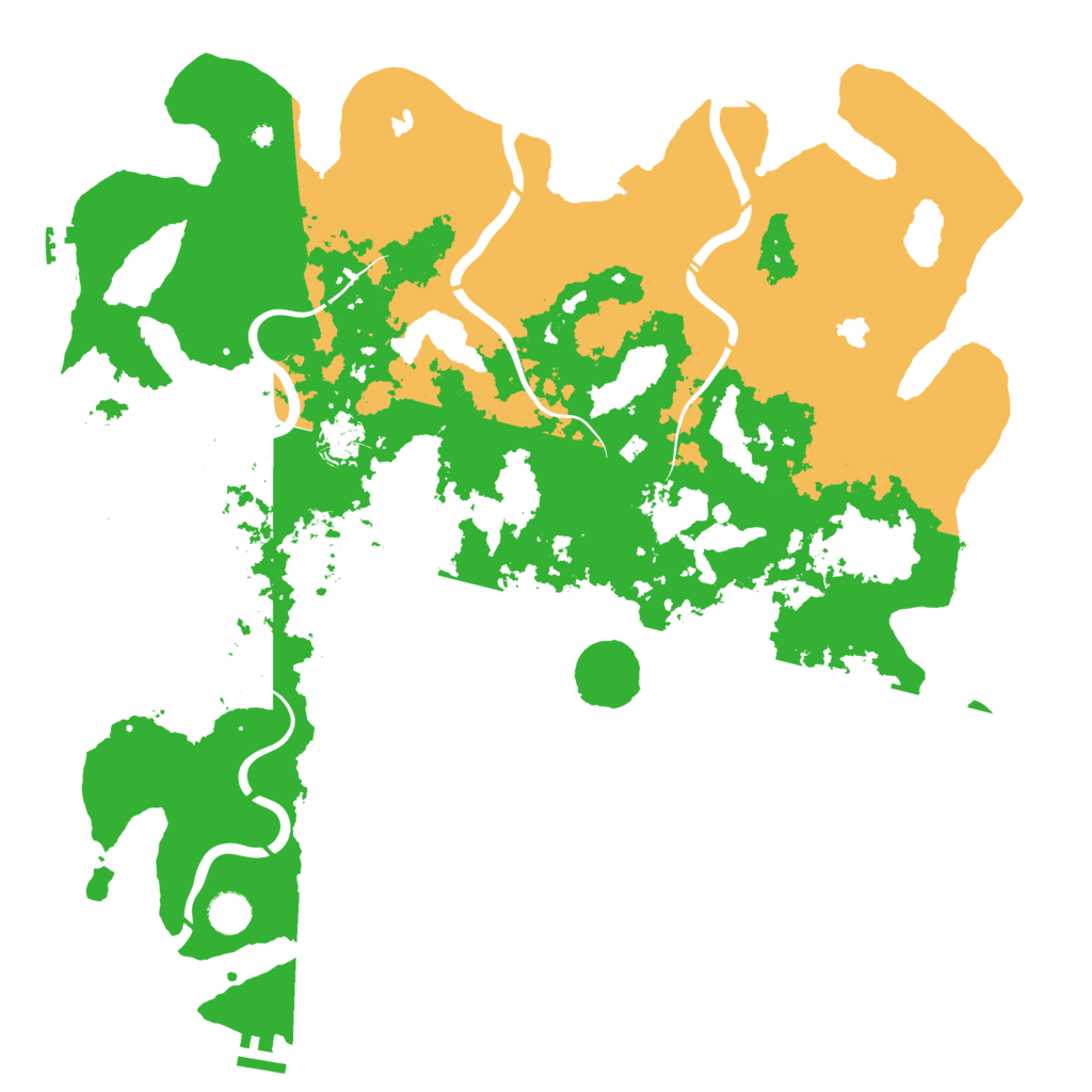 Biome Rust Map: Procedural Map, Size: 4500, Seed: 146056425