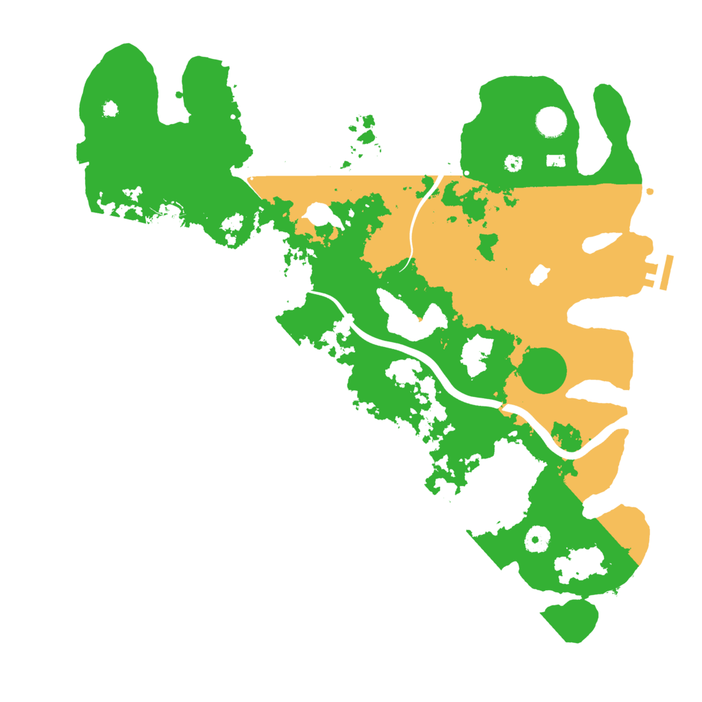 Biome Rust Map: Procedural Map, Size: 4000, Seed: 191636962