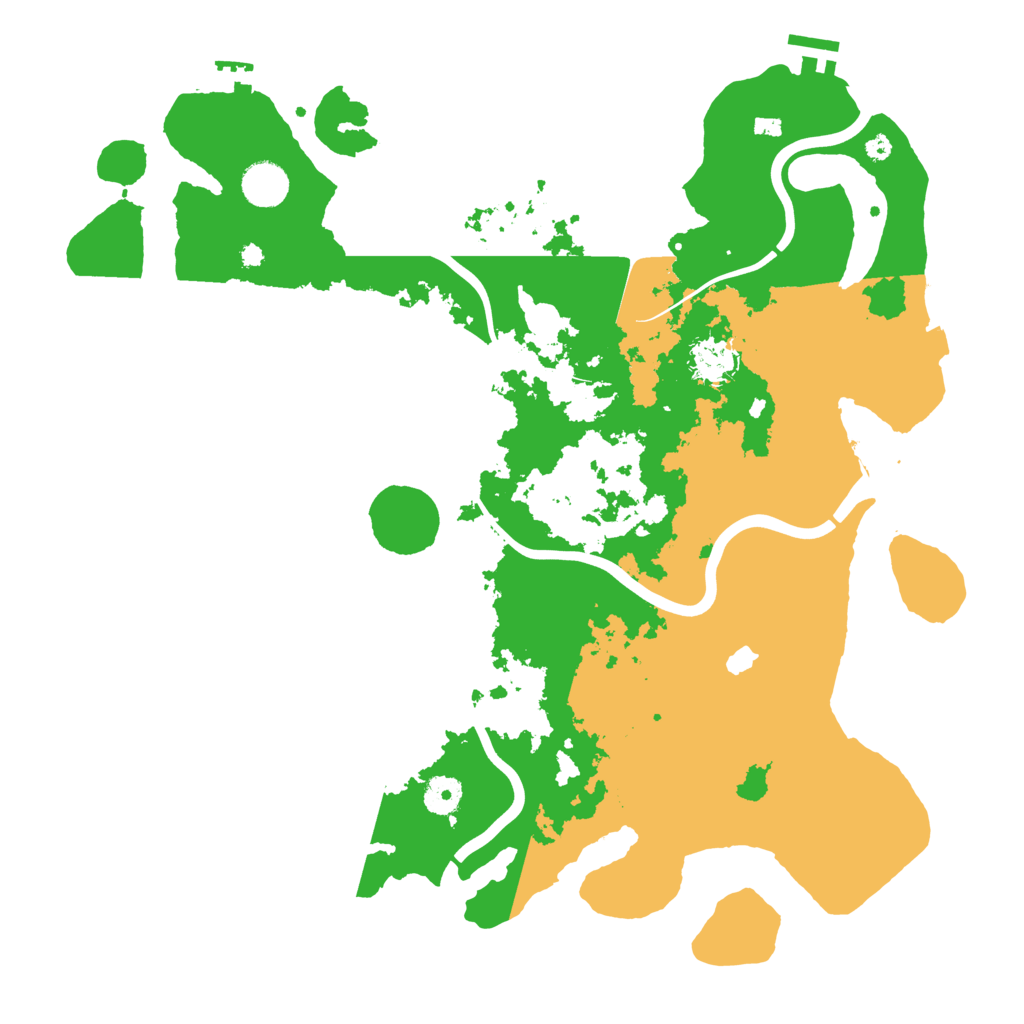 Biome Rust Map: Procedural Map, Size: 4050, Seed: 2095043220