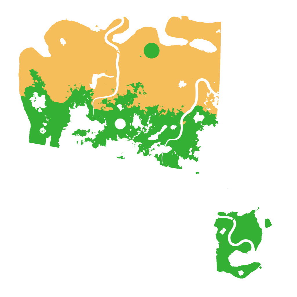 Biome Rust Map: Procedural Map, Size: 5000, Seed: 24582148