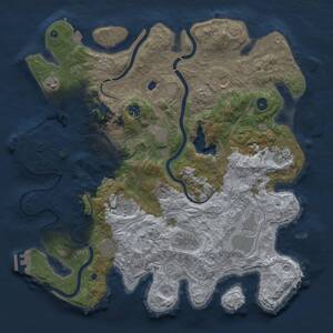 Thumbnail Rust Map: Procedural Map, Size: 4250, Seed: 1771690765, 16 Monuments