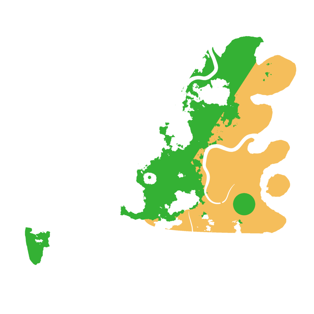 Biome Rust Map: Procedural Map, Size: 3750, Seed: 790257948