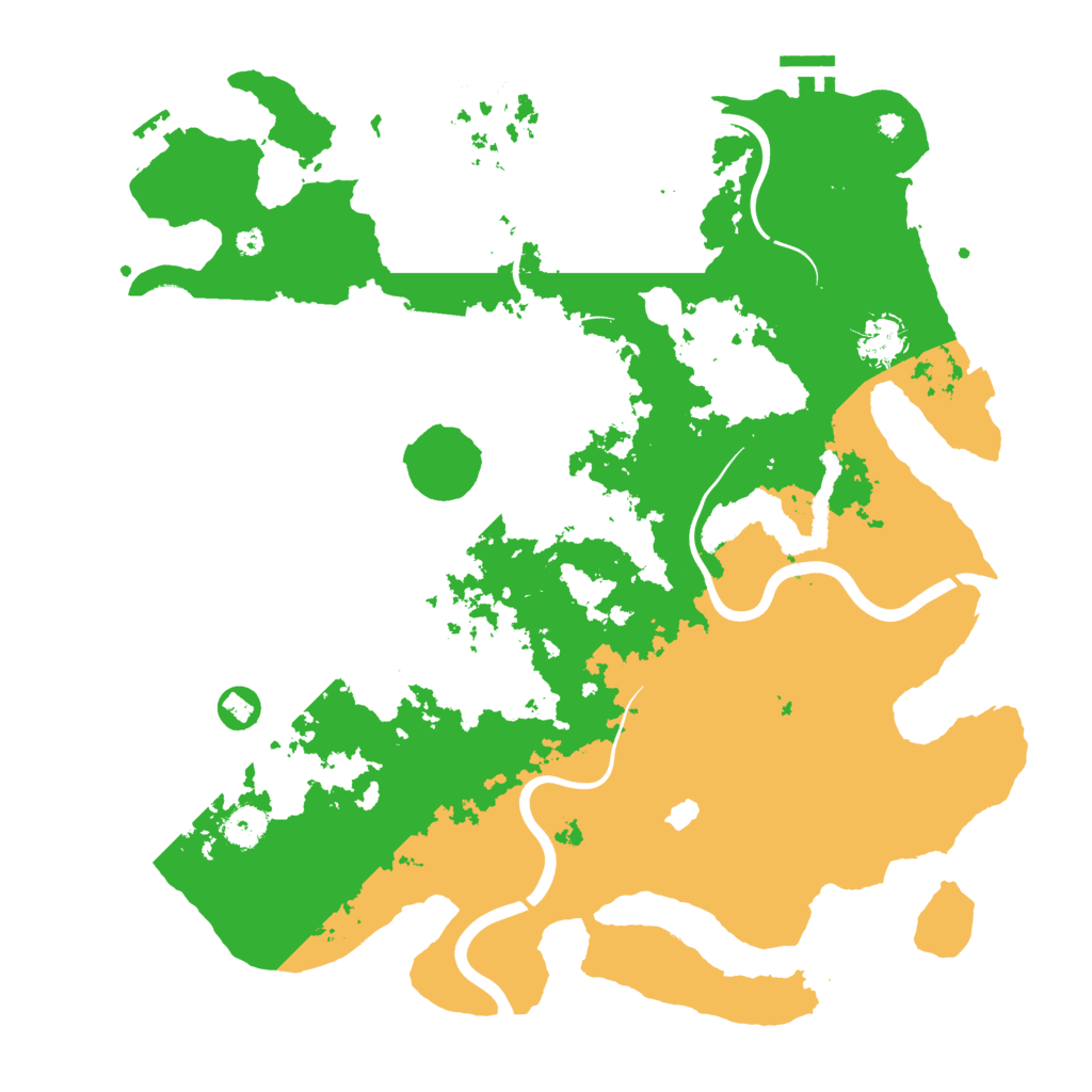 Biome Rust Map: Procedural Map, Size: 4000, Seed: 191247