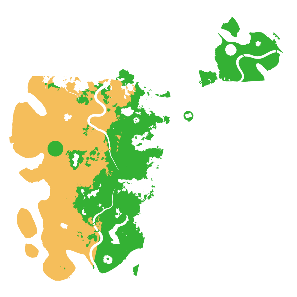Biome Rust Map: Procedural Map, Size: 5000, Seed: 987