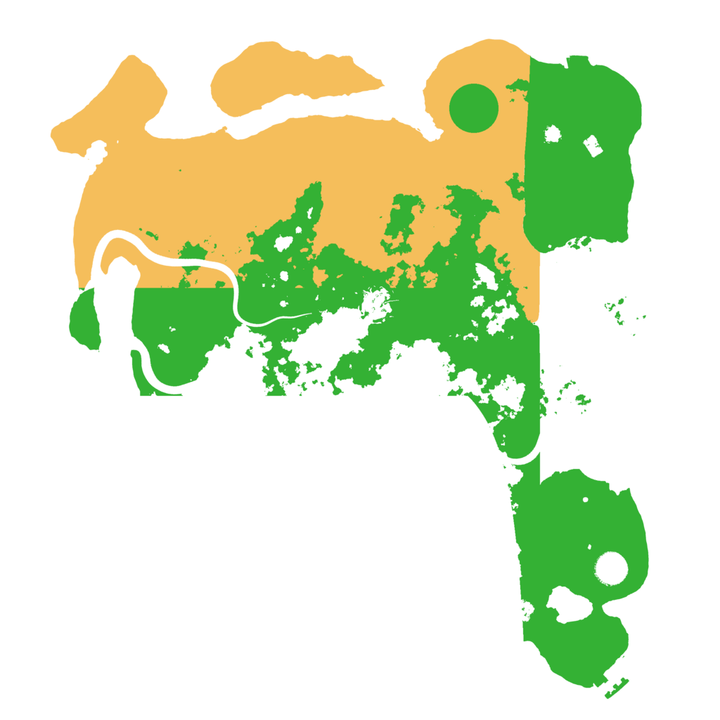 Biome Rust Map: Procedural Map, Size: 3870, Seed: 9758