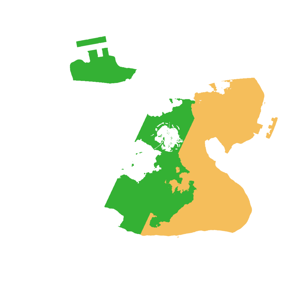 Biome Rust Map: Procedural Map, Size: 2000, Seed: 294149971