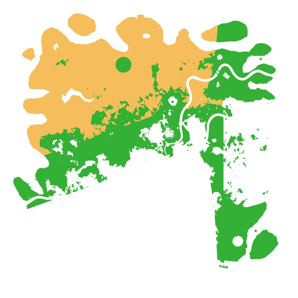 Biome Rust Map: Procedural Map, Size: 5000, Seed: 1039201392