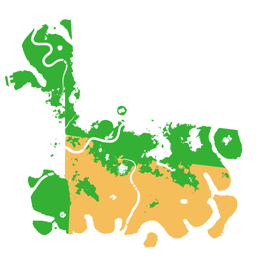 Biome Rust Map: Procedural Map, Size: 4500, Seed: 646087325