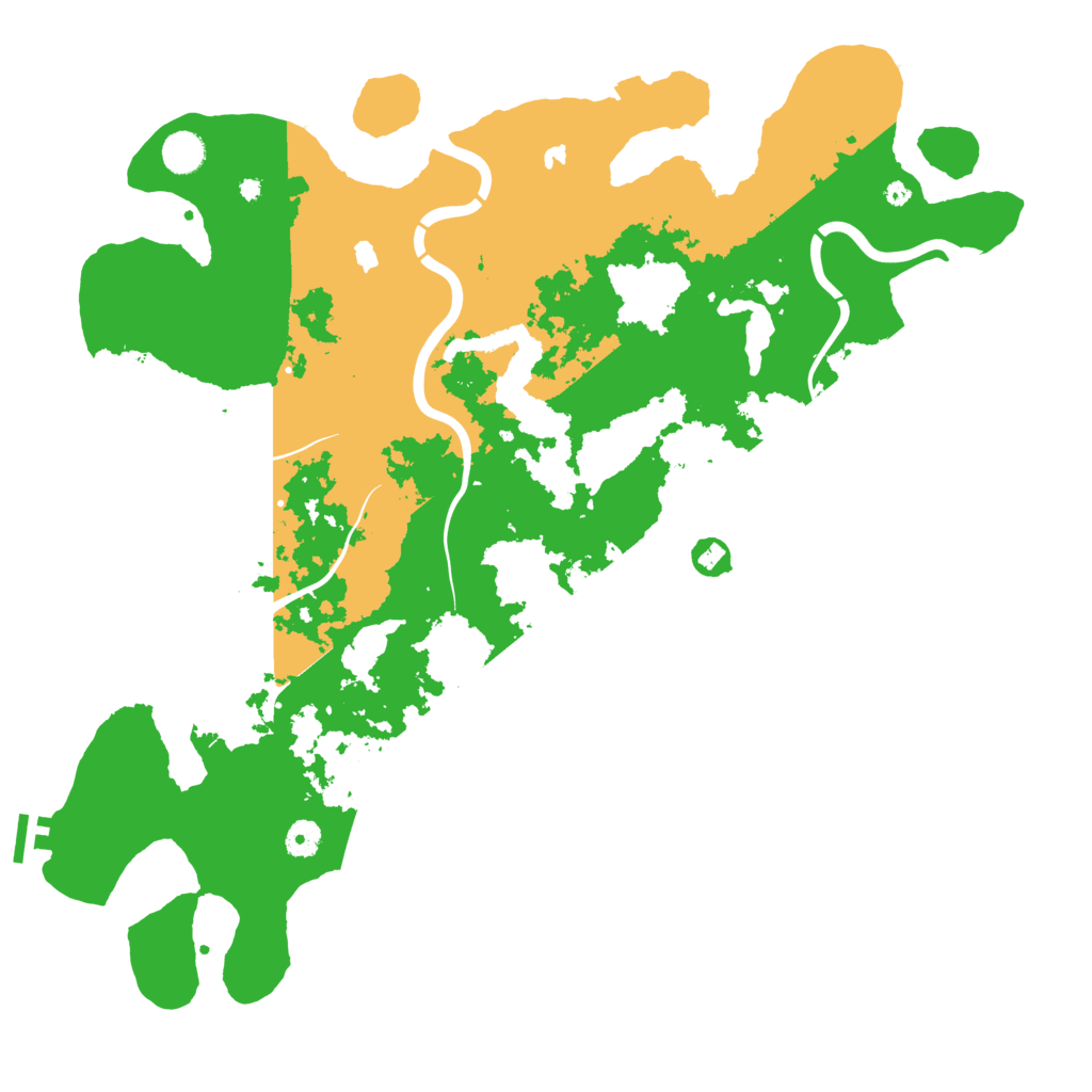 Biome Rust Map: Procedural Map, Size: 4500, Seed: 775264519