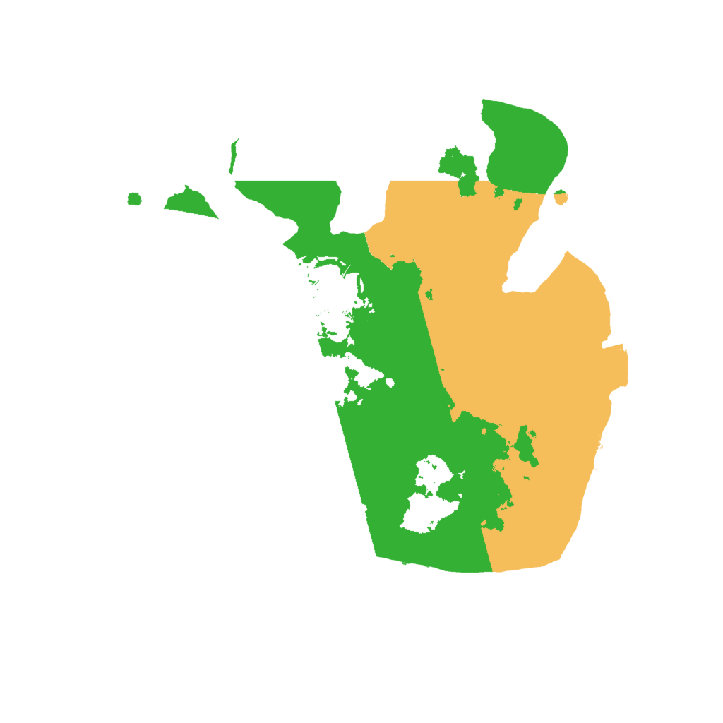 Biome Rust Map: Procedural Map, Size: 2000, Seed: 1316402358