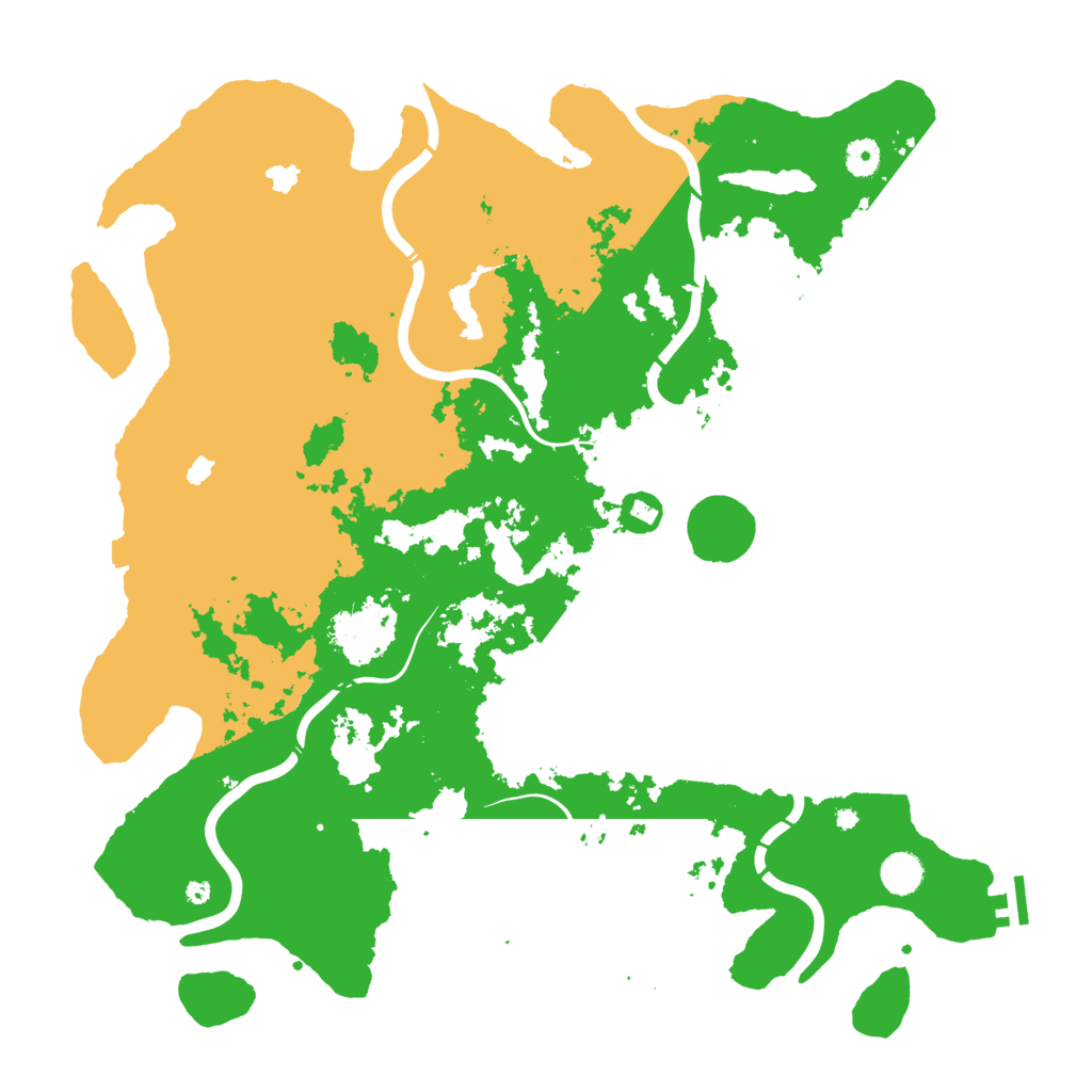 Biome Rust Map: Procedural Map, Size: 4500, Seed: 9112001