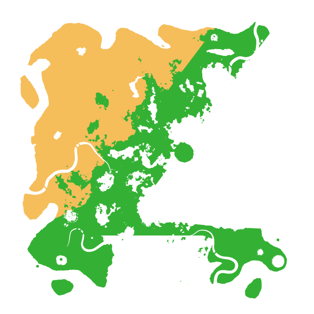 Biome Rust Map: Procedural Map, Size: 4500, Seed: 9112001