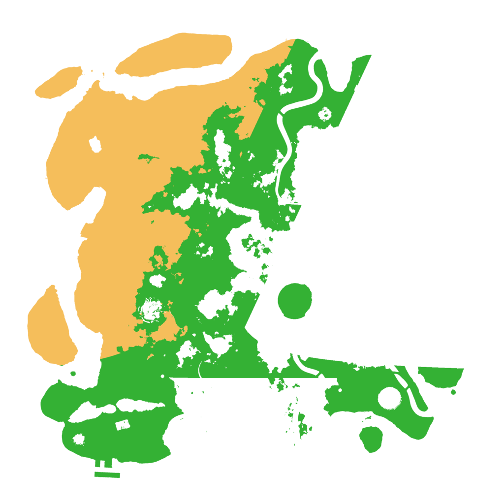 Biome Rust Map: Procedural Map, Size: 4000, Seed: 1408942416