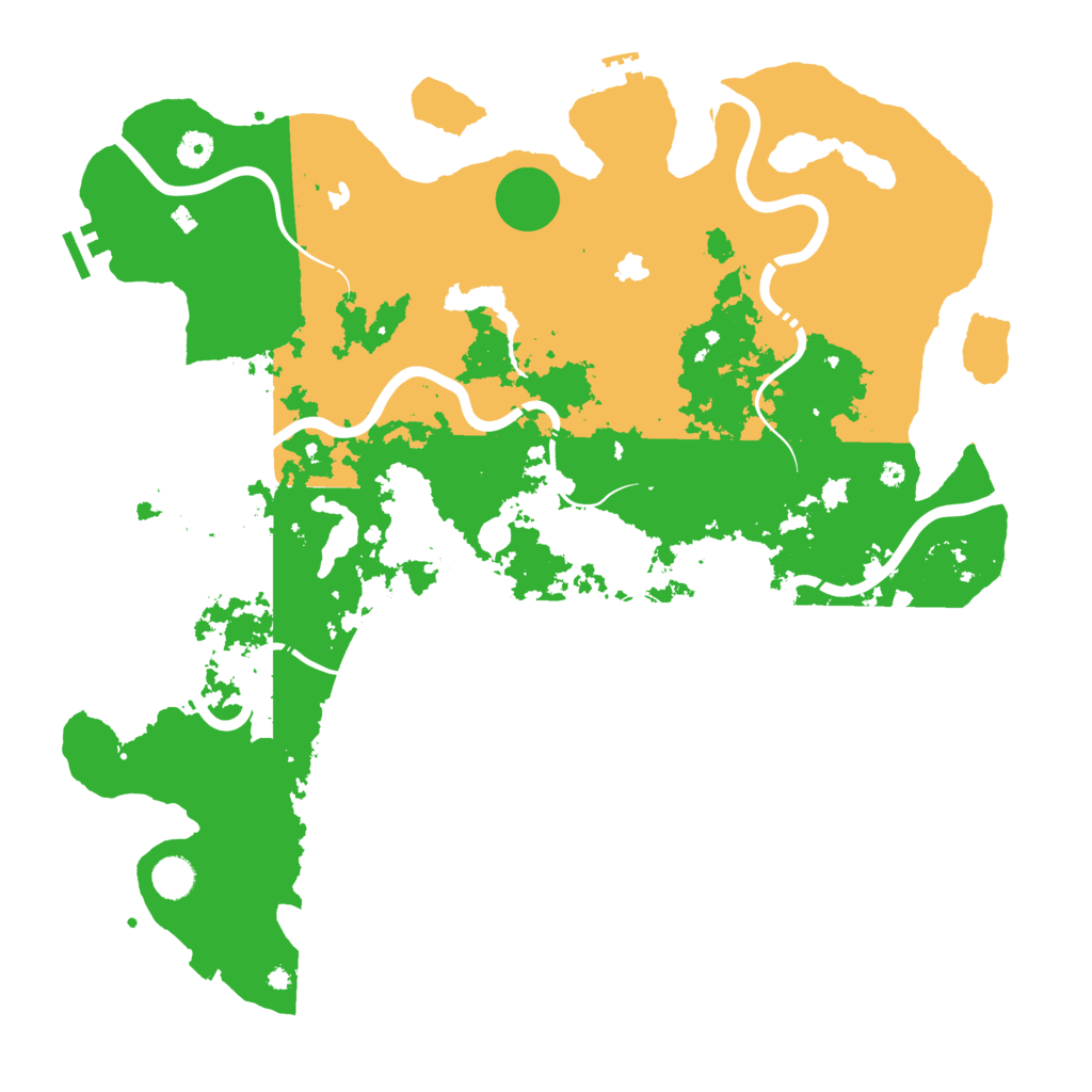 Biome Rust Map: Procedural Map, Size: 4500, Seed: 426105140