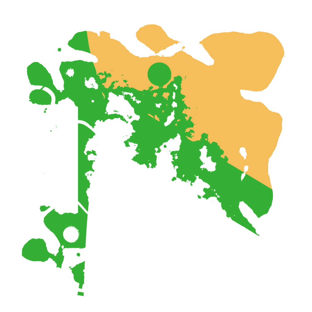 Biome Rust Map: Procedural Map, Size: 3500, Seed: 819850654