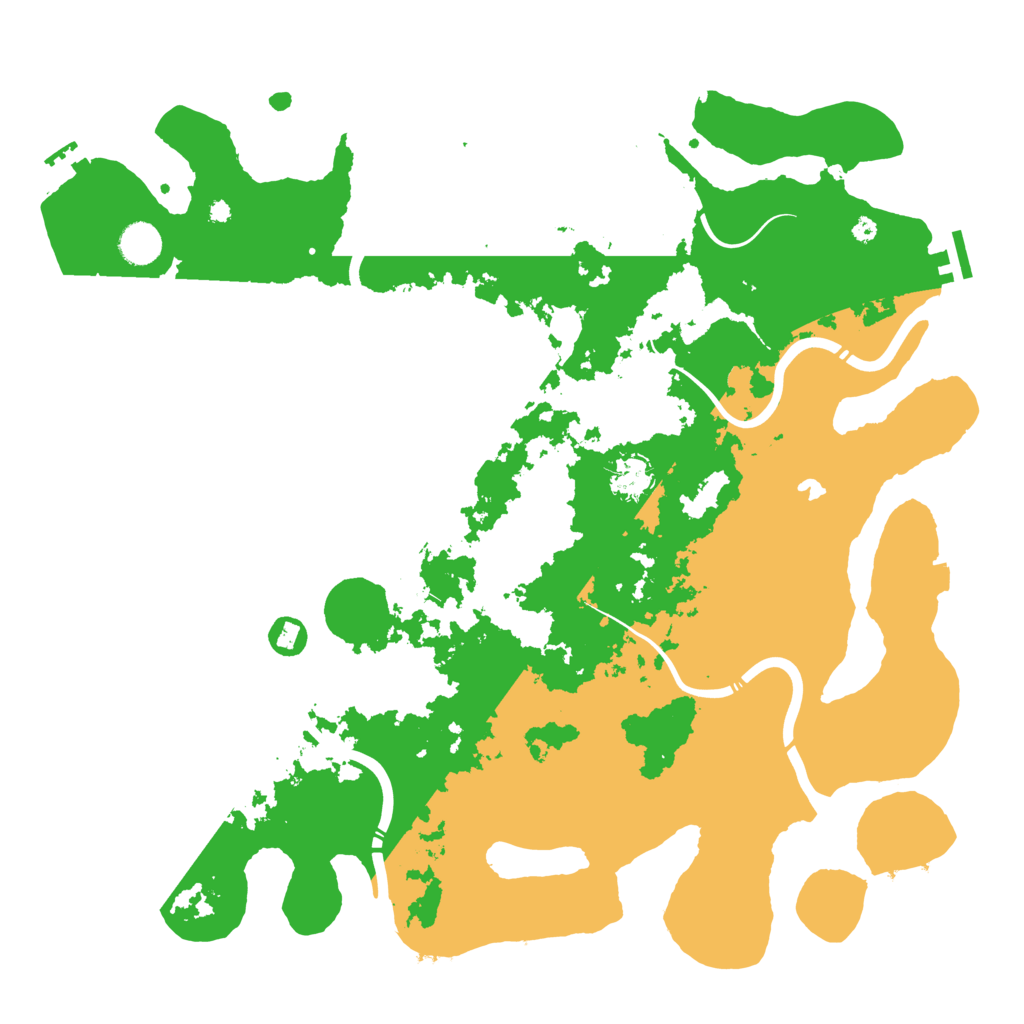 Biome Rust Map: Procedural Map, Size: 4250, Seed: 379407829