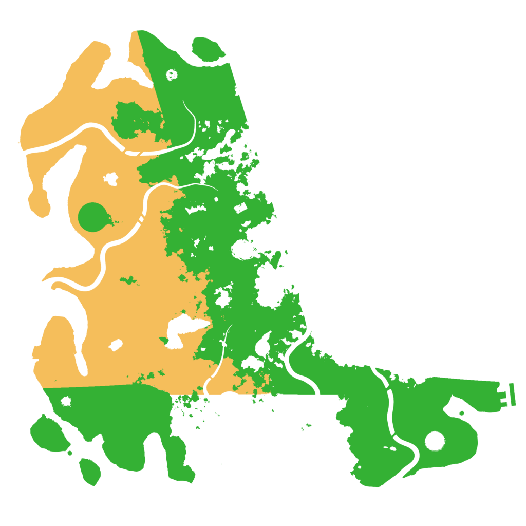 Biome Rust Map: Procedural Map, Size: 4700, Seed: 1166028612