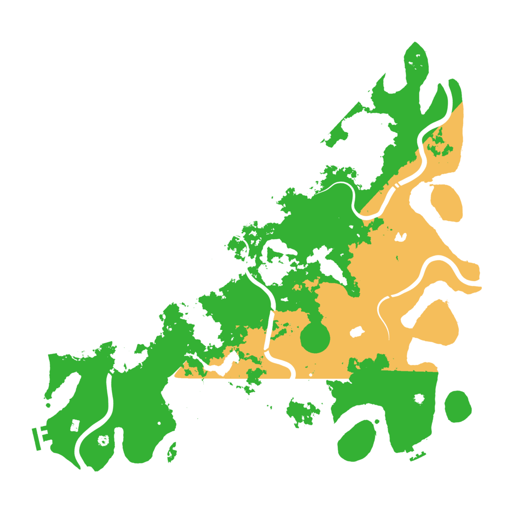 Biome Rust Map: Procedural Map, Size: 4500, Seed: 535105951