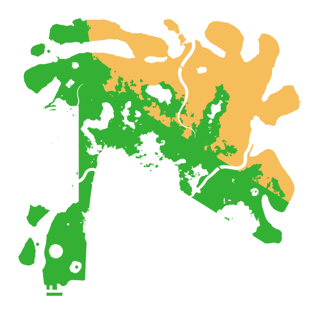 Biome Rust Map: Procedural Map, Size: 4000, Seed: 1472172593