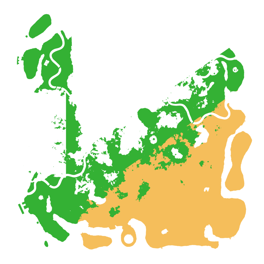 Biome Rust Map: Procedural Map, Size: 5000, Seed: 841059721
