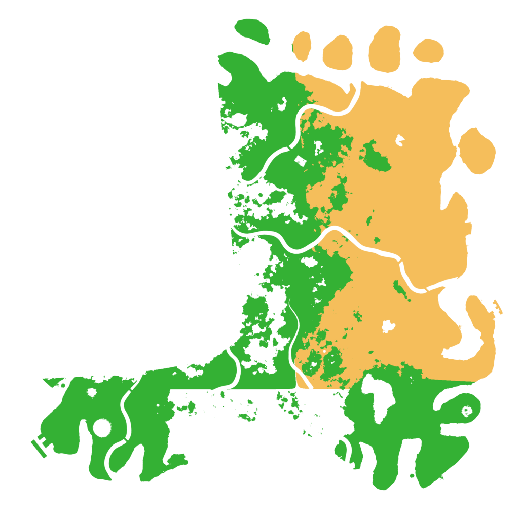 Biome Rust Map: Procedural Map, Size: 5000, Seed: 56252112