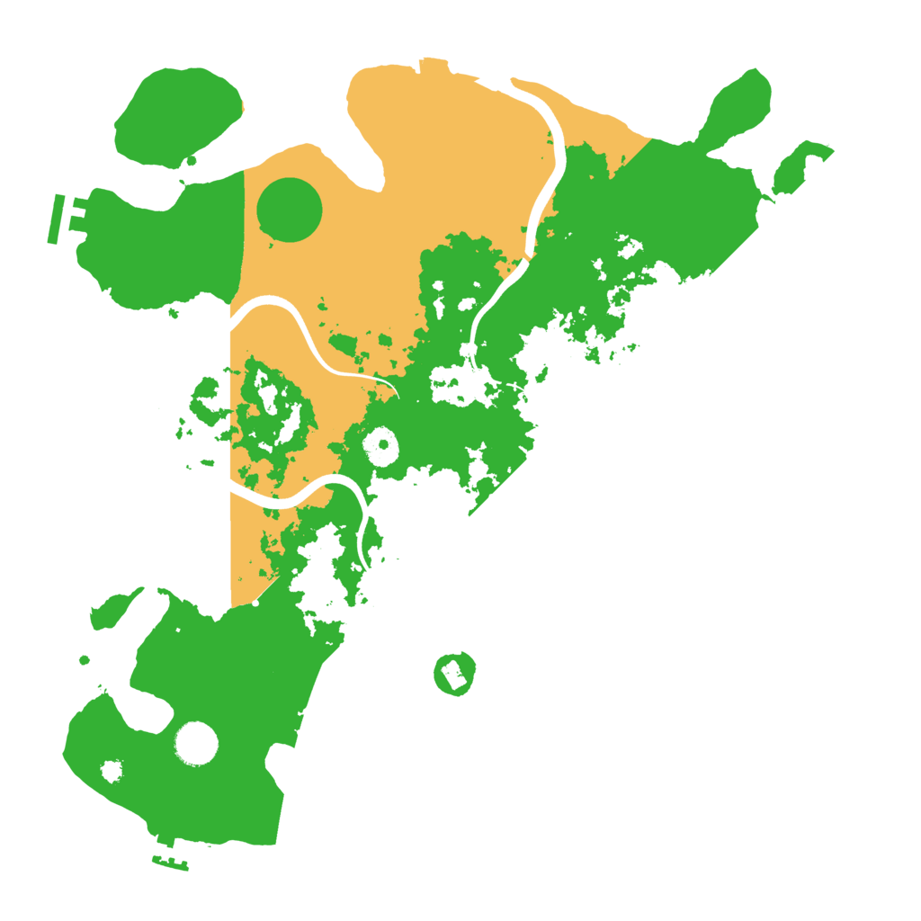 Biome Rust Map: Procedural Map, Size: 3750, Seed: 274911082