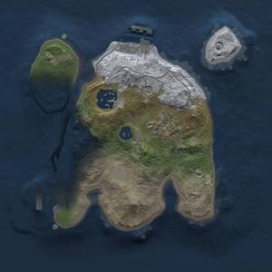 Thumbnail Rust Map: Procedural Map, Size: 2000, Seed: 866217244, 7 Monuments