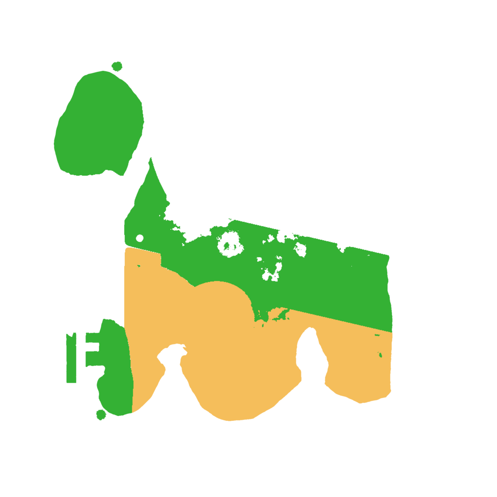 Biome Rust Map: Procedural Map, Size: 2000, Seed: 866217244